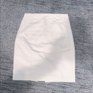 baby pink business skirt